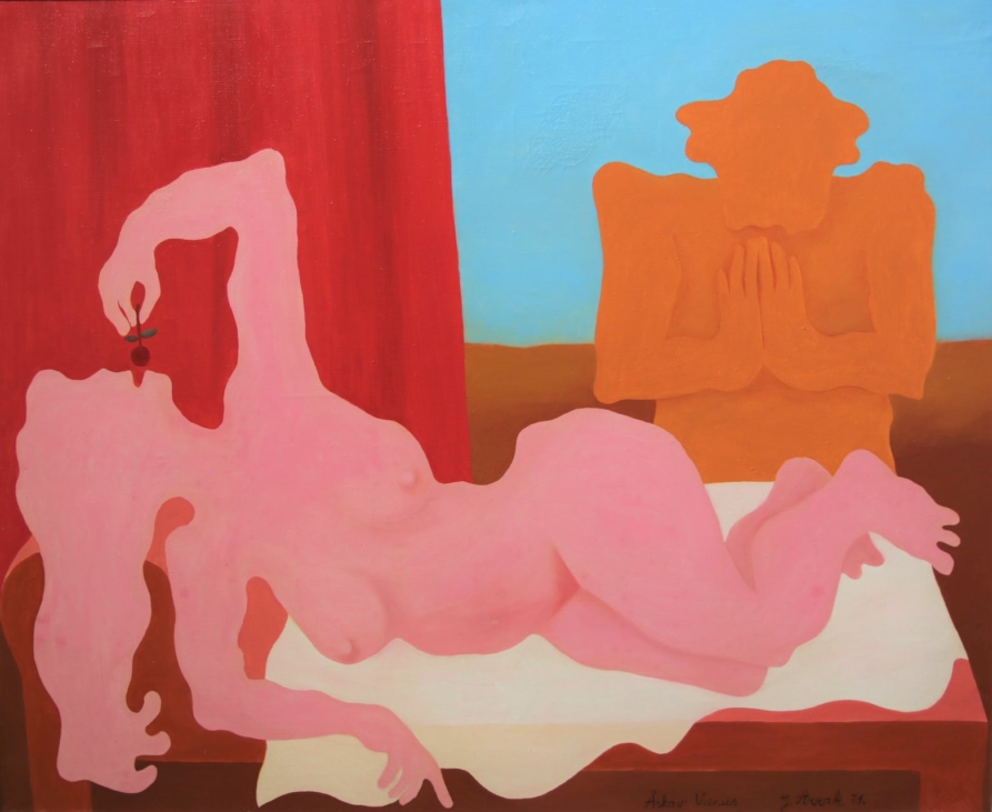 Jüri Arrak "ÄRKAV VEENUS", õli, lõuend, 1971. EKM kogu