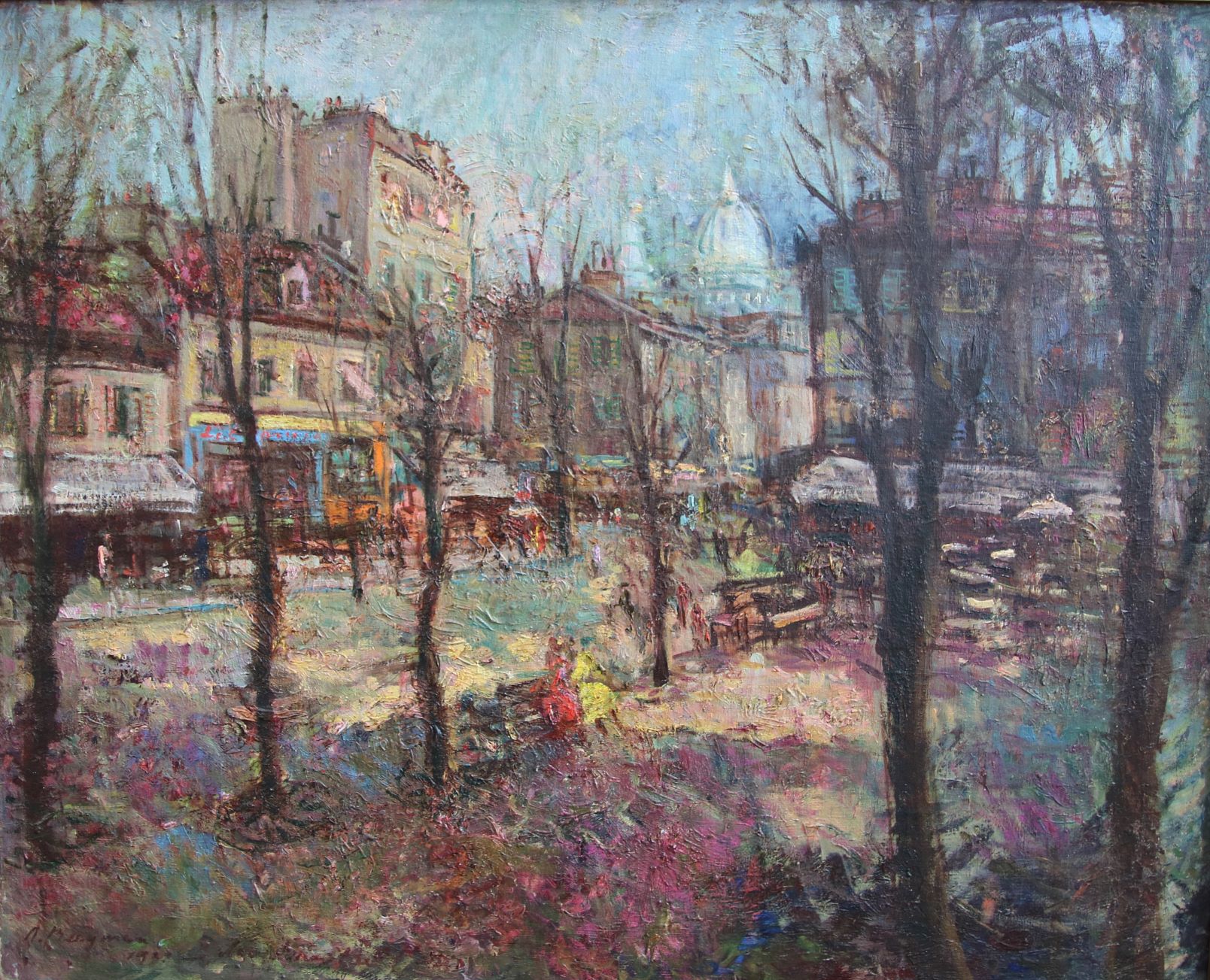 Aleksander Vardi MONTMARTRE ÕHTUL, 1938 (Tartu Kunstimuuseum)