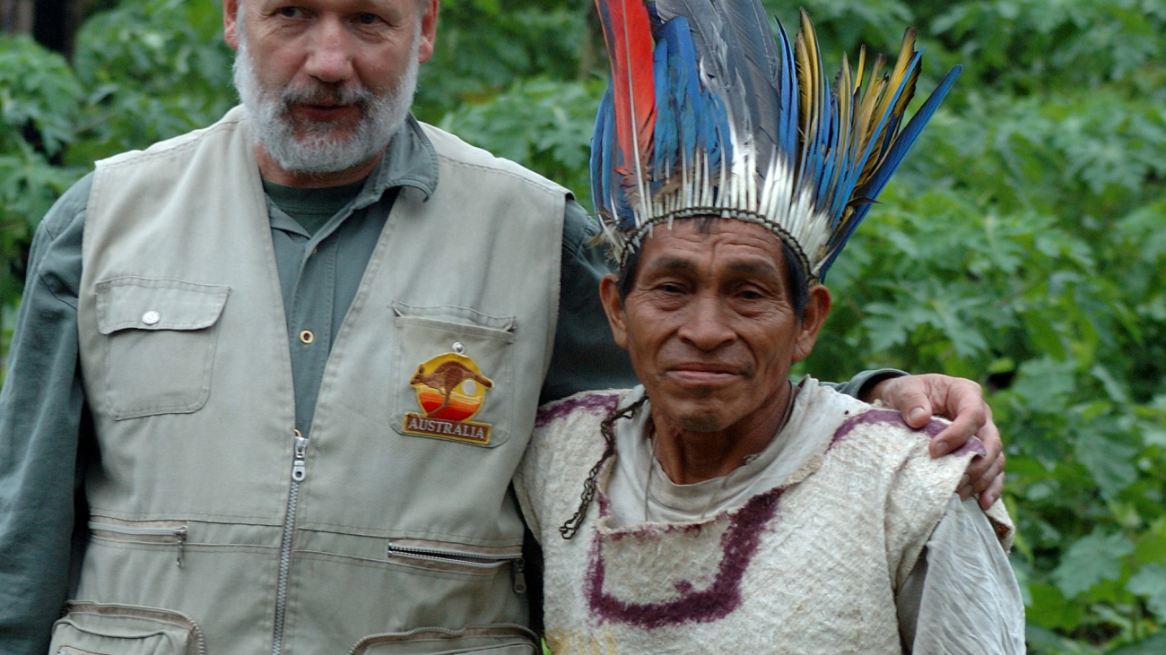 UKM_Hendrik 2007. aastal Peruus Amazonas eindiaanlaste juures, Foto H.Relve