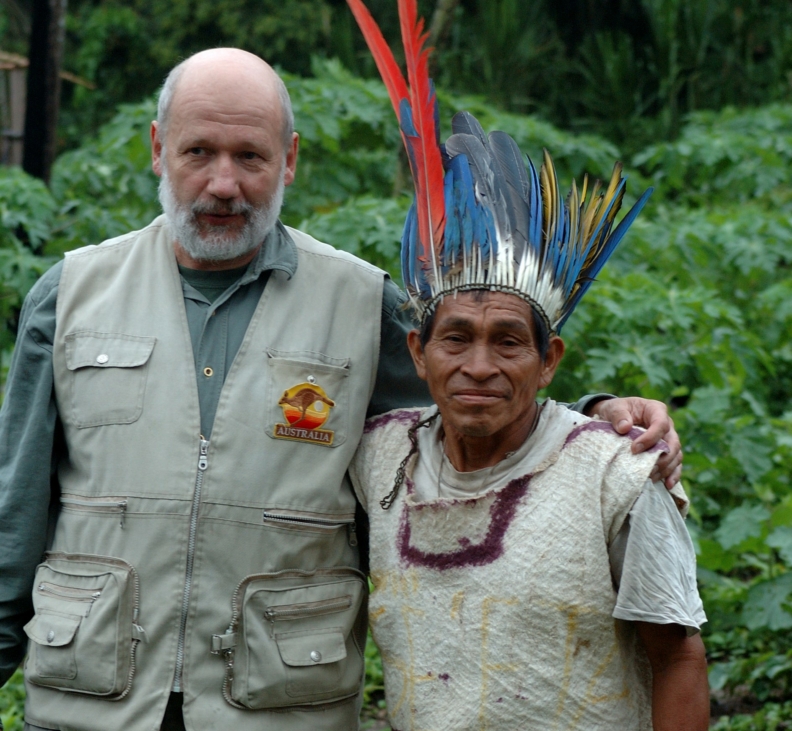 UKM_Hendrik 2007. aastal Peruus Amazonas eindiaanlaste juures, Foto H.Relve