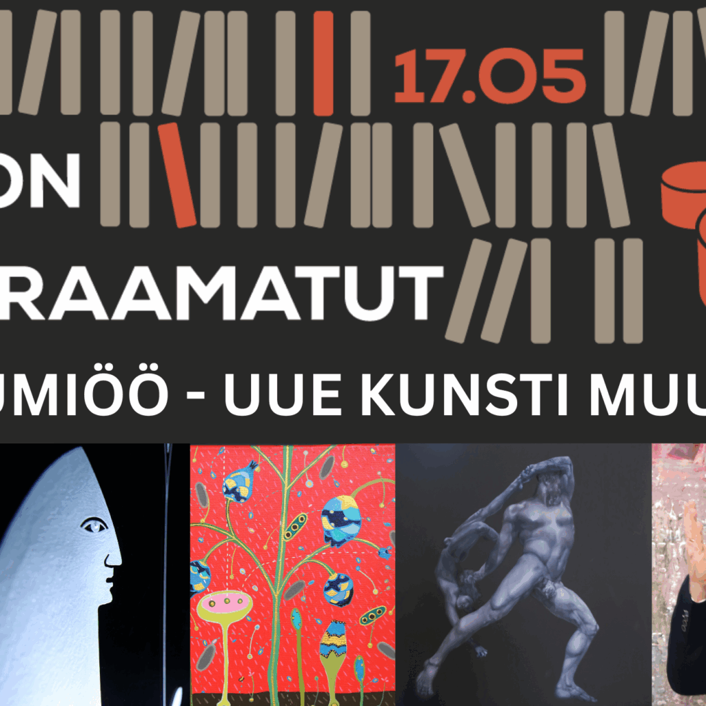 MUUSEUMIÖÖL Uue Kunsti Muuseum avatud 18.00–23.00 Sissepääs 1 euro. Muuseumikaardiga sissepääs tasuta. kell 18.00 ringkäik JAAN ELKENIGA kell 18.30-21.00 vanade